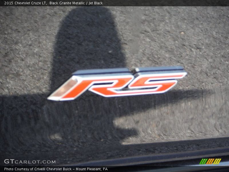 Black Granite Metallic / Jet Black 2015 Chevrolet Cruze LT