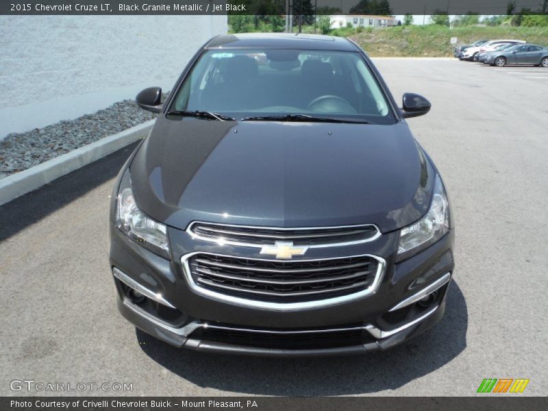 Black Granite Metallic / Jet Black 2015 Chevrolet Cruze LT