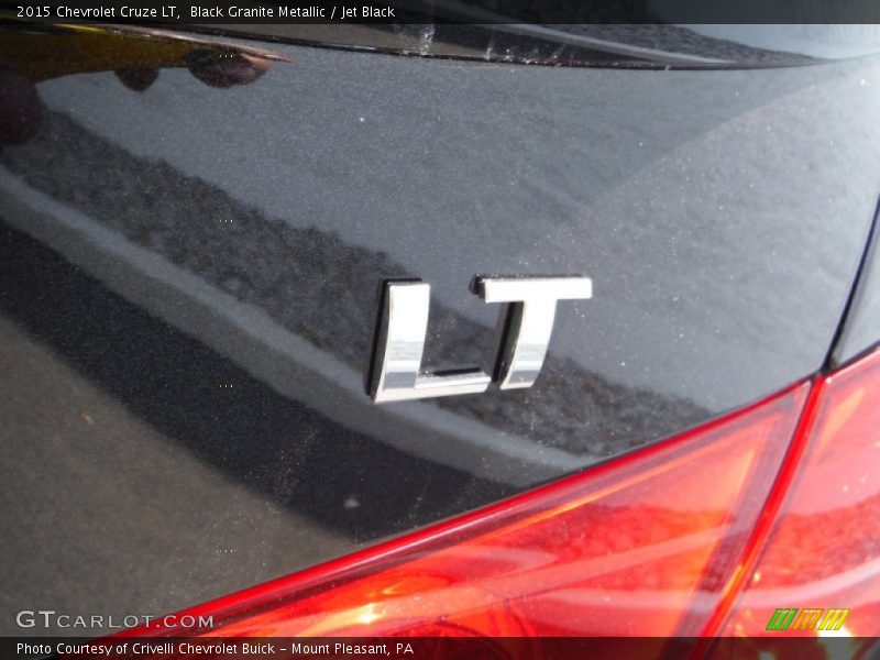 Black Granite Metallic / Jet Black 2015 Chevrolet Cruze LT