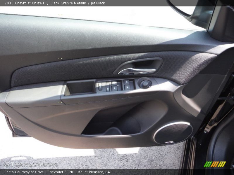 Black Granite Metallic / Jet Black 2015 Chevrolet Cruze LT