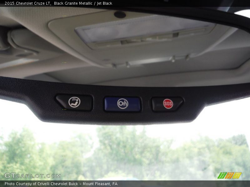 Black Granite Metallic / Jet Black 2015 Chevrolet Cruze LT