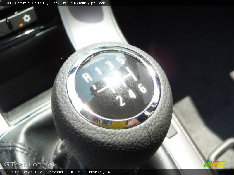 Black Granite Metallic / Jet Black 2015 Chevrolet Cruze LT