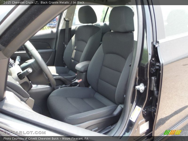 Black Granite Metallic / Jet Black 2015 Chevrolet Cruze LT