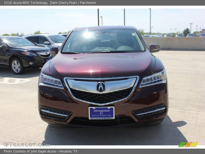 Dark Cherry Pearl / Parchment 2016 Acura MDX Technology