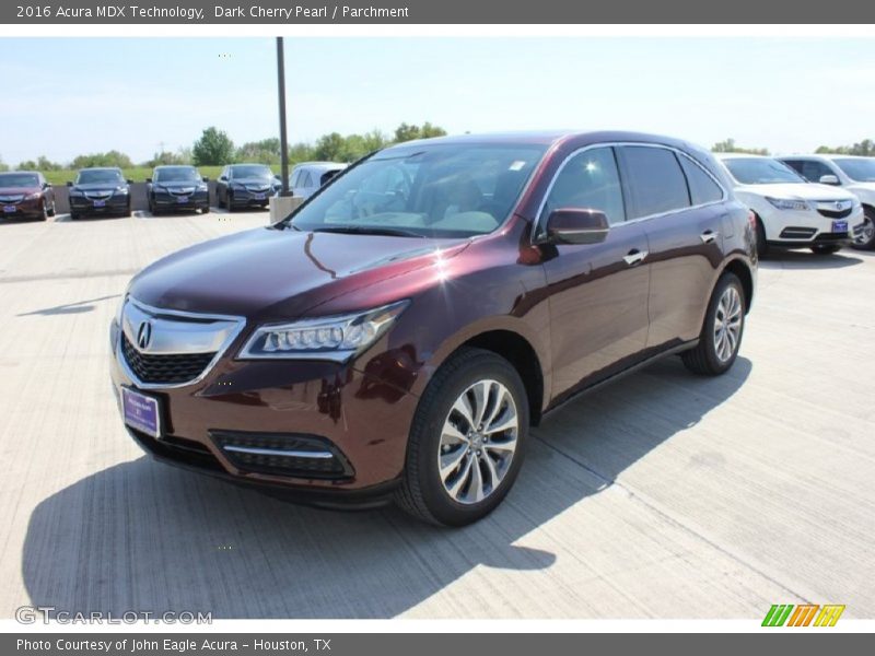 Dark Cherry Pearl / Parchment 2016 Acura MDX Technology