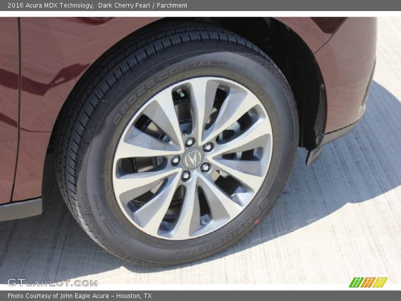 Dark Cherry Pearl / Parchment 2016 Acura MDX Technology