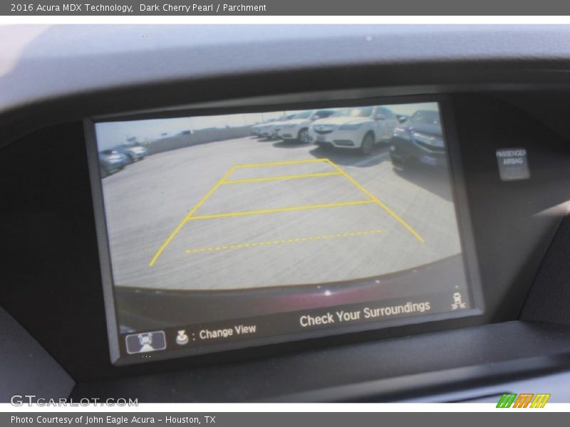 Dark Cherry Pearl / Parchment 2016 Acura MDX Technology