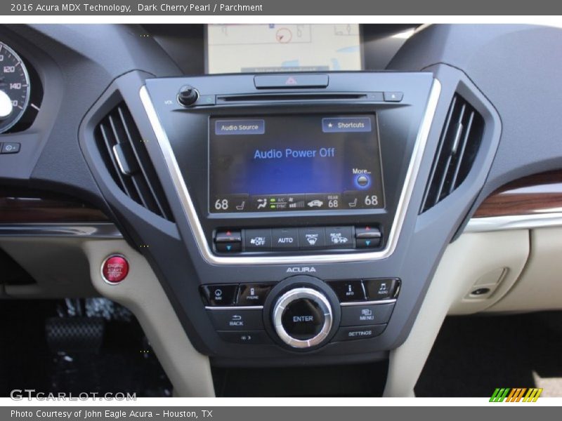 Dark Cherry Pearl / Parchment 2016 Acura MDX Technology