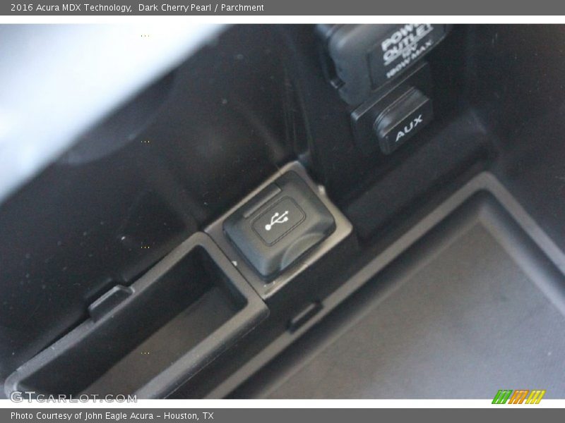 Dark Cherry Pearl / Parchment 2016 Acura MDX Technology