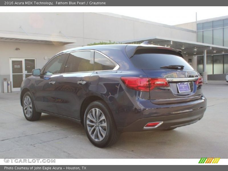 Fathom Blue Pearl / Graystone 2016 Acura MDX Technology