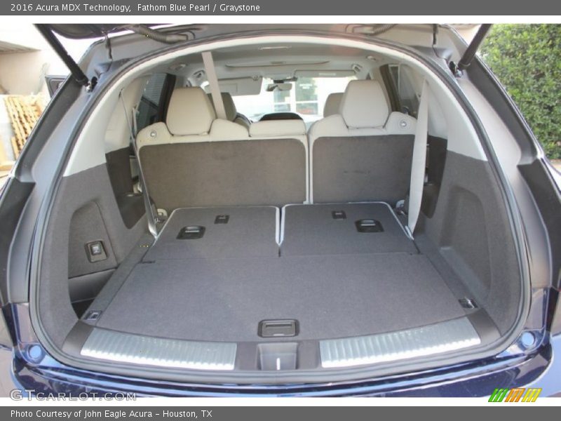 Fathom Blue Pearl / Graystone 2016 Acura MDX Technology