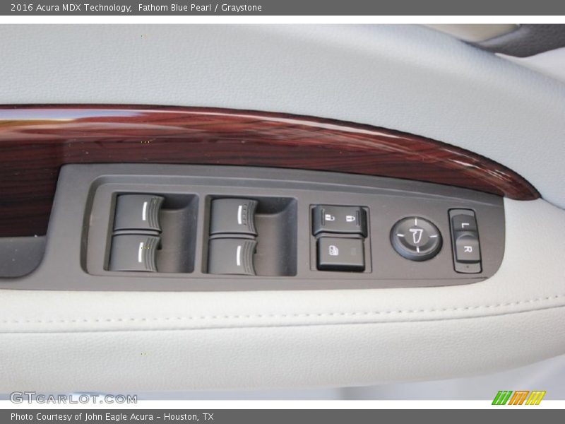 Fathom Blue Pearl / Graystone 2016 Acura MDX Technology