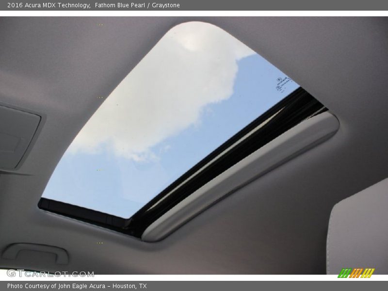 Fathom Blue Pearl / Graystone 2016 Acura MDX Technology