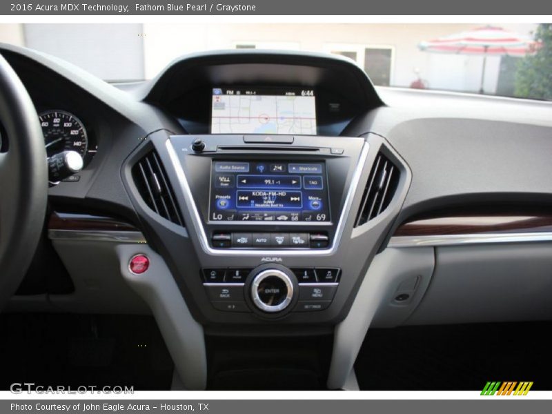 Fathom Blue Pearl / Graystone 2016 Acura MDX Technology