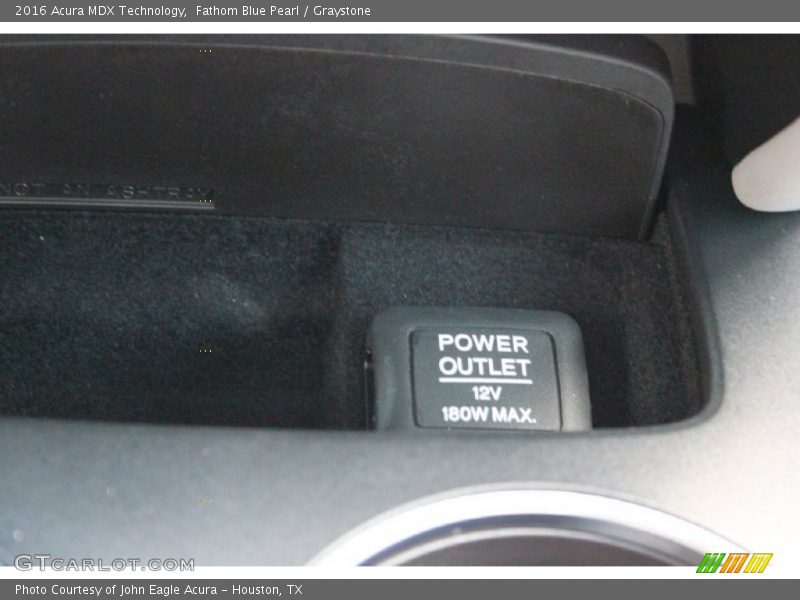 Fathom Blue Pearl / Graystone 2016 Acura MDX Technology