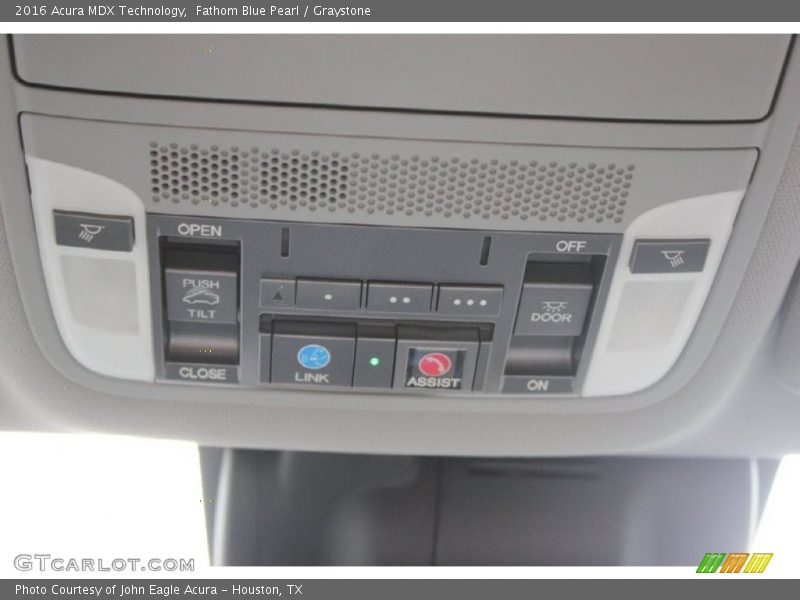 Fathom Blue Pearl / Graystone 2016 Acura MDX Technology