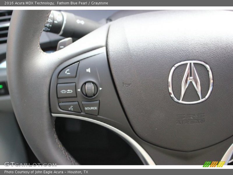 Fathom Blue Pearl / Graystone 2016 Acura MDX Technology