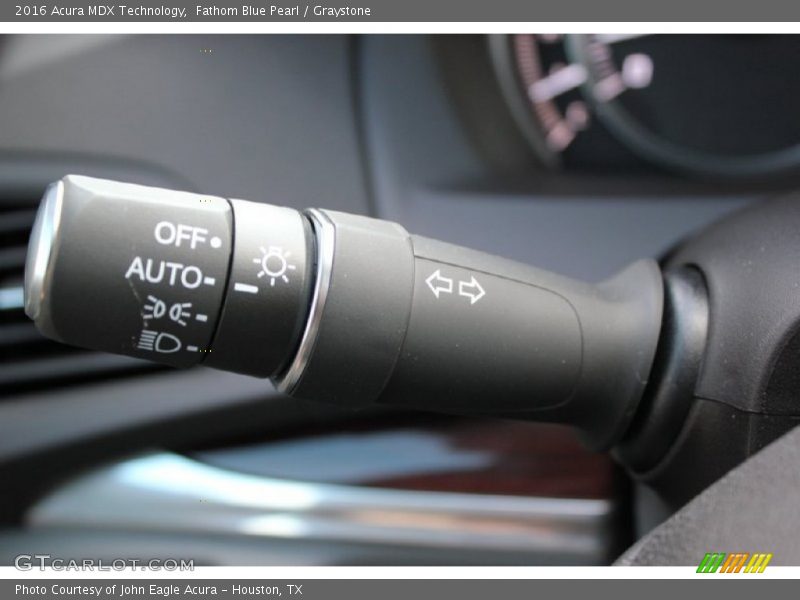 Fathom Blue Pearl / Graystone 2016 Acura MDX Technology