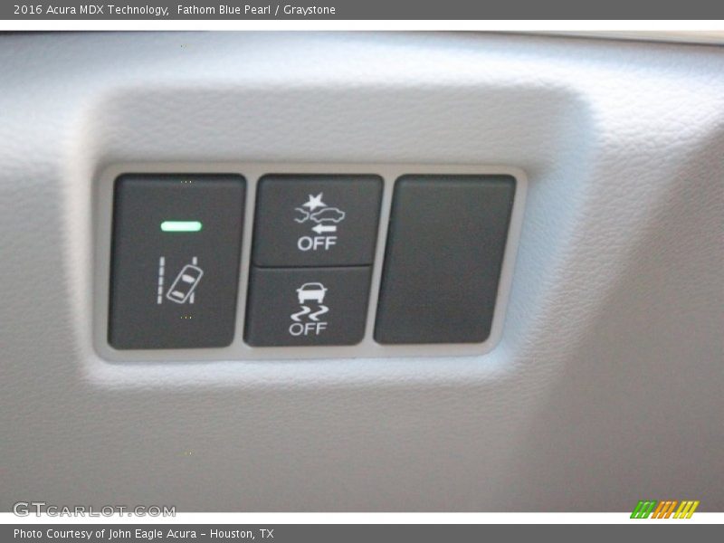 Fathom Blue Pearl / Graystone 2016 Acura MDX Technology