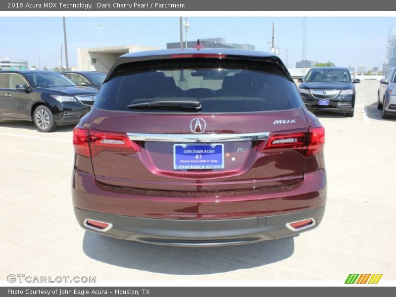 Dark Cherry Pearl / Parchment 2016 Acura MDX Technology
