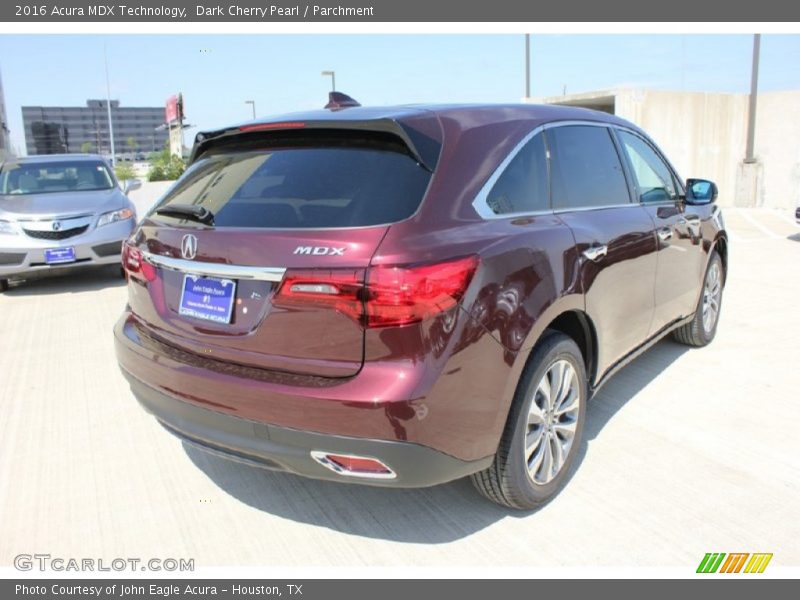 Dark Cherry Pearl / Parchment 2016 Acura MDX Technology