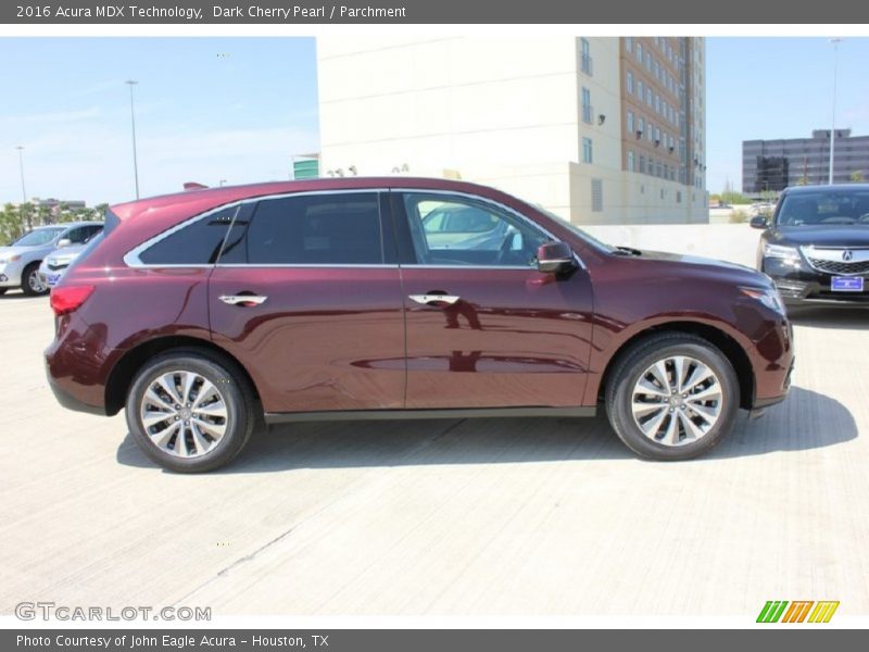 Dark Cherry Pearl / Parchment 2016 Acura MDX Technology