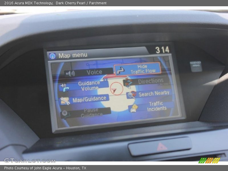 Dark Cherry Pearl / Parchment 2016 Acura MDX Technology