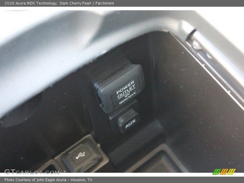 Dark Cherry Pearl / Parchment 2016 Acura MDX Technology