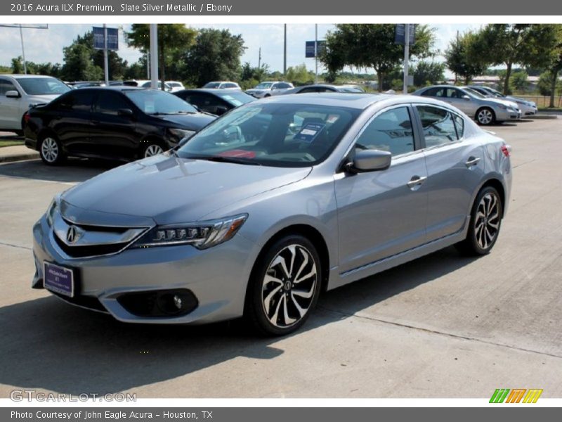 Slate Silver Metallic / Ebony 2016 Acura ILX Premium