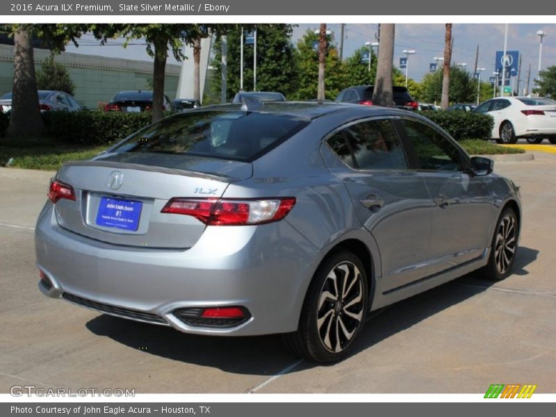 Slate Silver Metallic / Ebony 2016 Acura ILX Premium