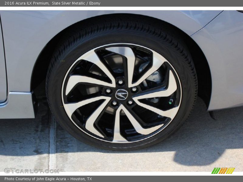 Slate Silver Metallic / Ebony 2016 Acura ILX Premium