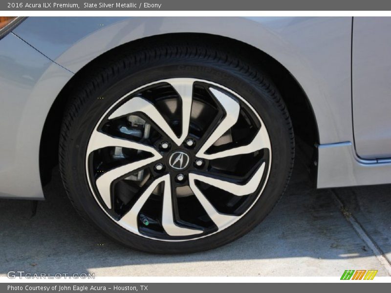 Slate Silver Metallic / Ebony 2016 Acura ILX Premium