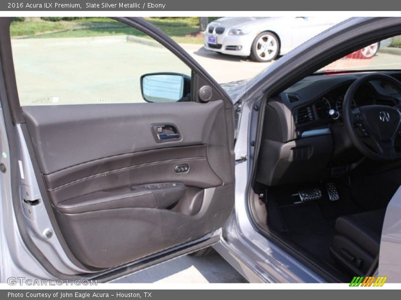 Slate Silver Metallic / Ebony 2016 Acura ILX Premium