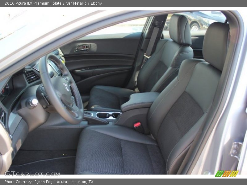 Slate Silver Metallic / Ebony 2016 Acura ILX Premium
