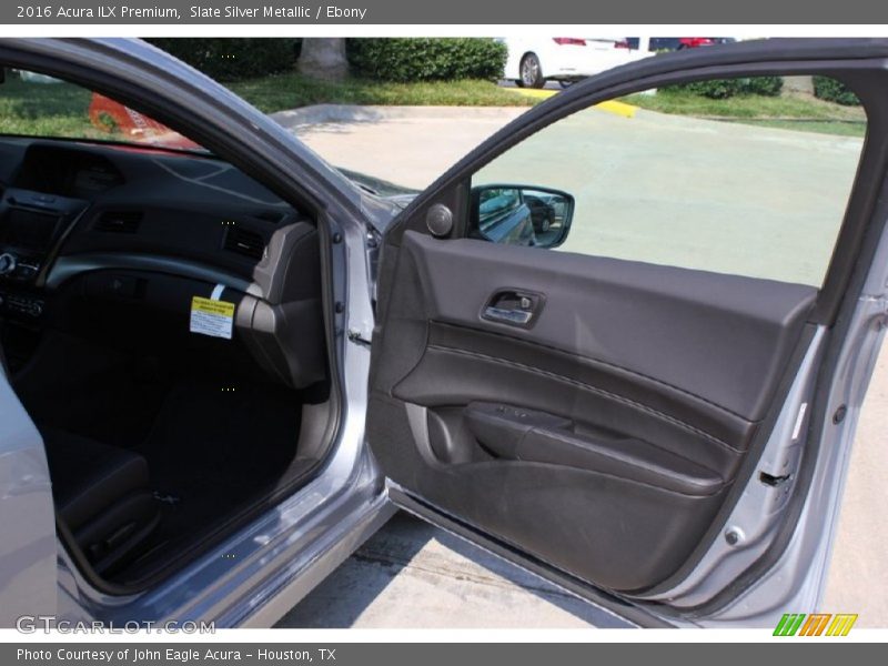 Slate Silver Metallic / Ebony 2016 Acura ILX Premium