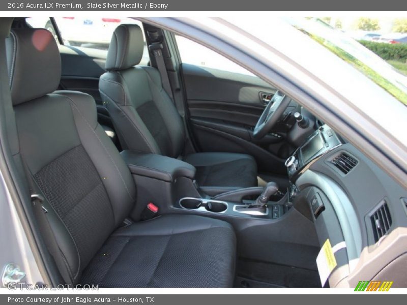Slate Silver Metallic / Ebony 2016 Acura ILX Premium