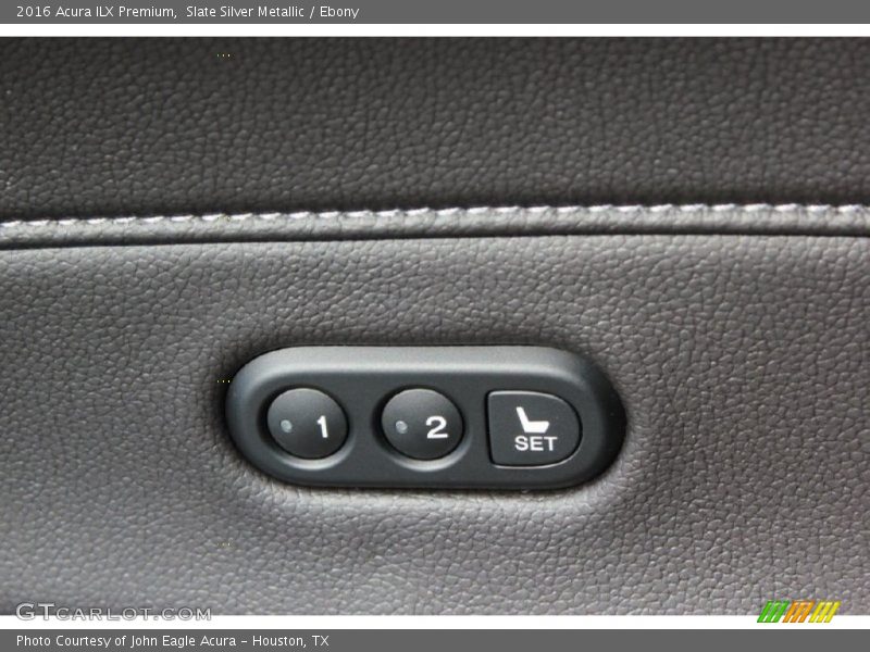 Slate Silver Metallic / Ebony 2016 Acura ILX Premium