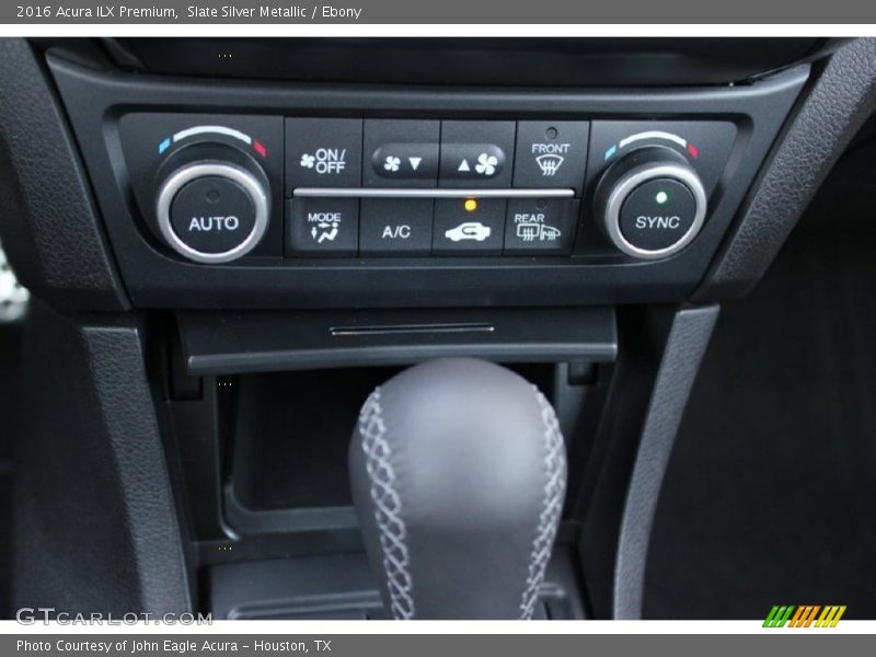 Slate Silver Metallic / Ebony 2016 Acura ILX Premium
