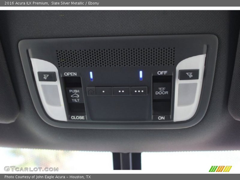 Slate Silver Metallic / Ebony 2016 Acura ILX Premium