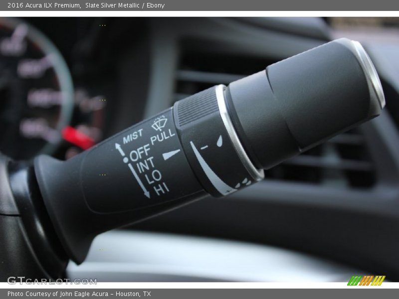 Slate Silver Metallic / Ebony 2016 Acura ILX Premium