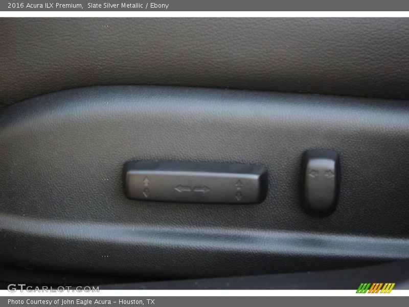 Slate Silver Metallic / Ebony 2016 Acura ILX Premium
