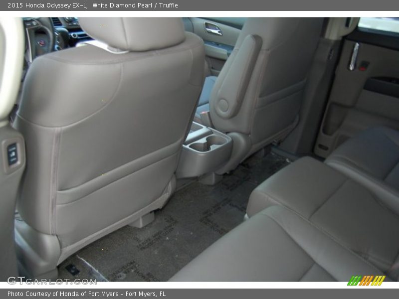 White Diamond Pearl / Truffle 2015 Honda Odyssey EX-L