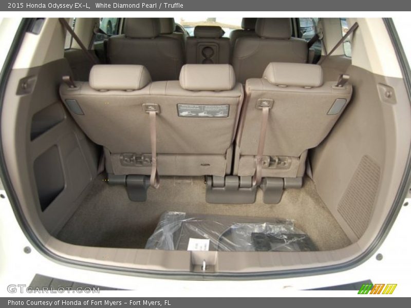 White Diamond Pearl / Truffle 2015 Honda Odyssey EX-L