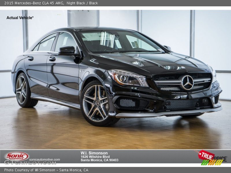 Night Black / Black 2015 Mercedes-Benz CLA 45 AMG