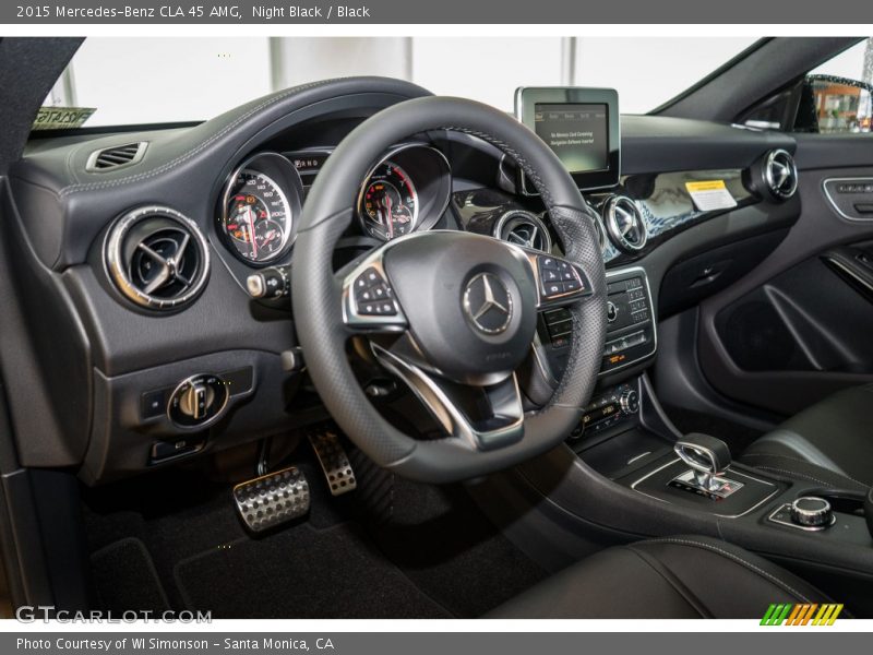 Dashboard of 2015 CLA 45 AMG