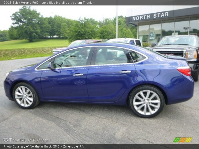 Luxo Blue Metallic / Medium Titanium 2013 Buick Verano FWD