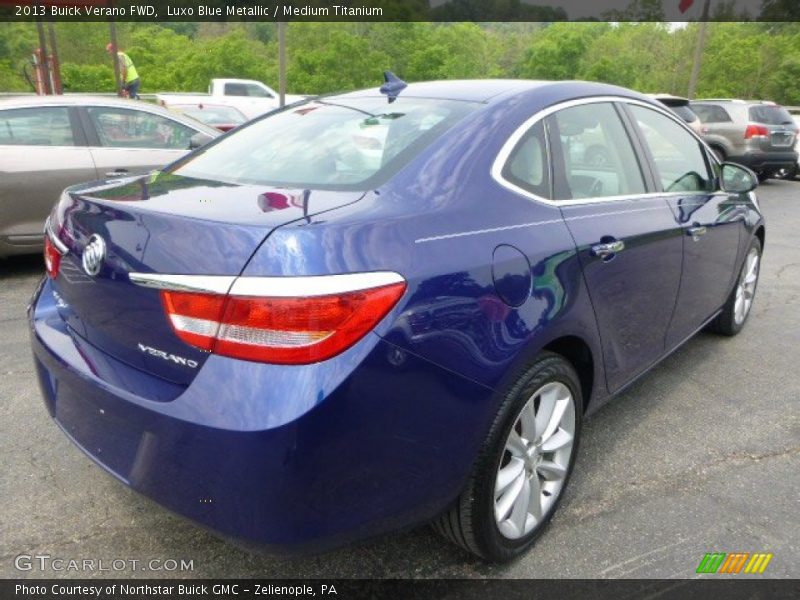 Luxo Blue Metallic / Medium Titanium 2013 Buick Verano FWD