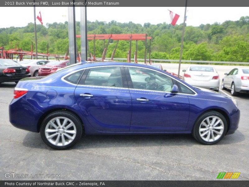 Luxo Blue Metallic / Medium Titanium 2013 Buick Verano FWD