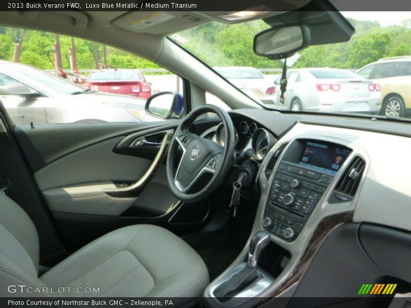 Luxo Blue Metallic / Medium Titanium 2013 Buick Verano FWD
