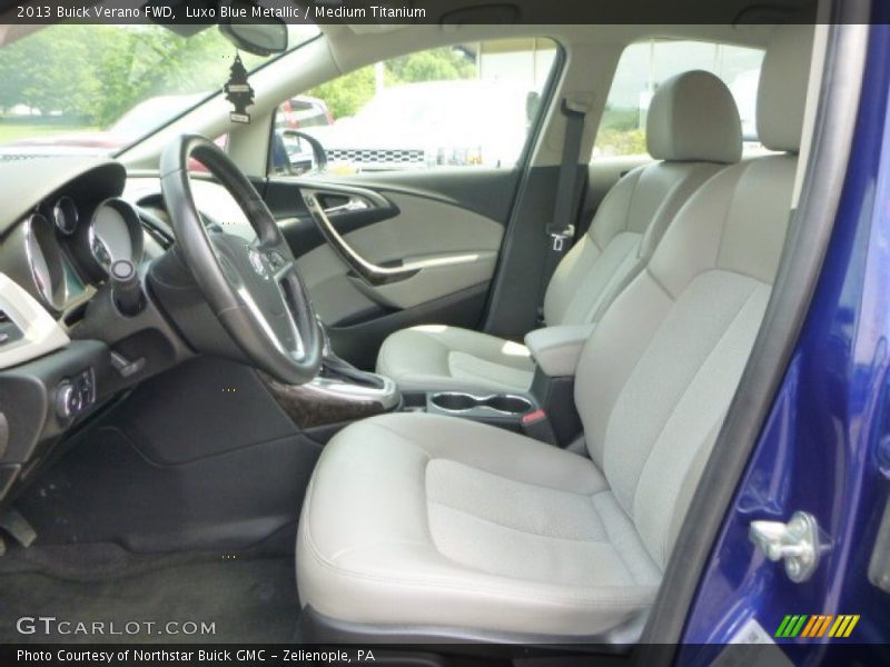 Luxo Blue Metallic / Medium Titanium 2013 Buick Verano FWD